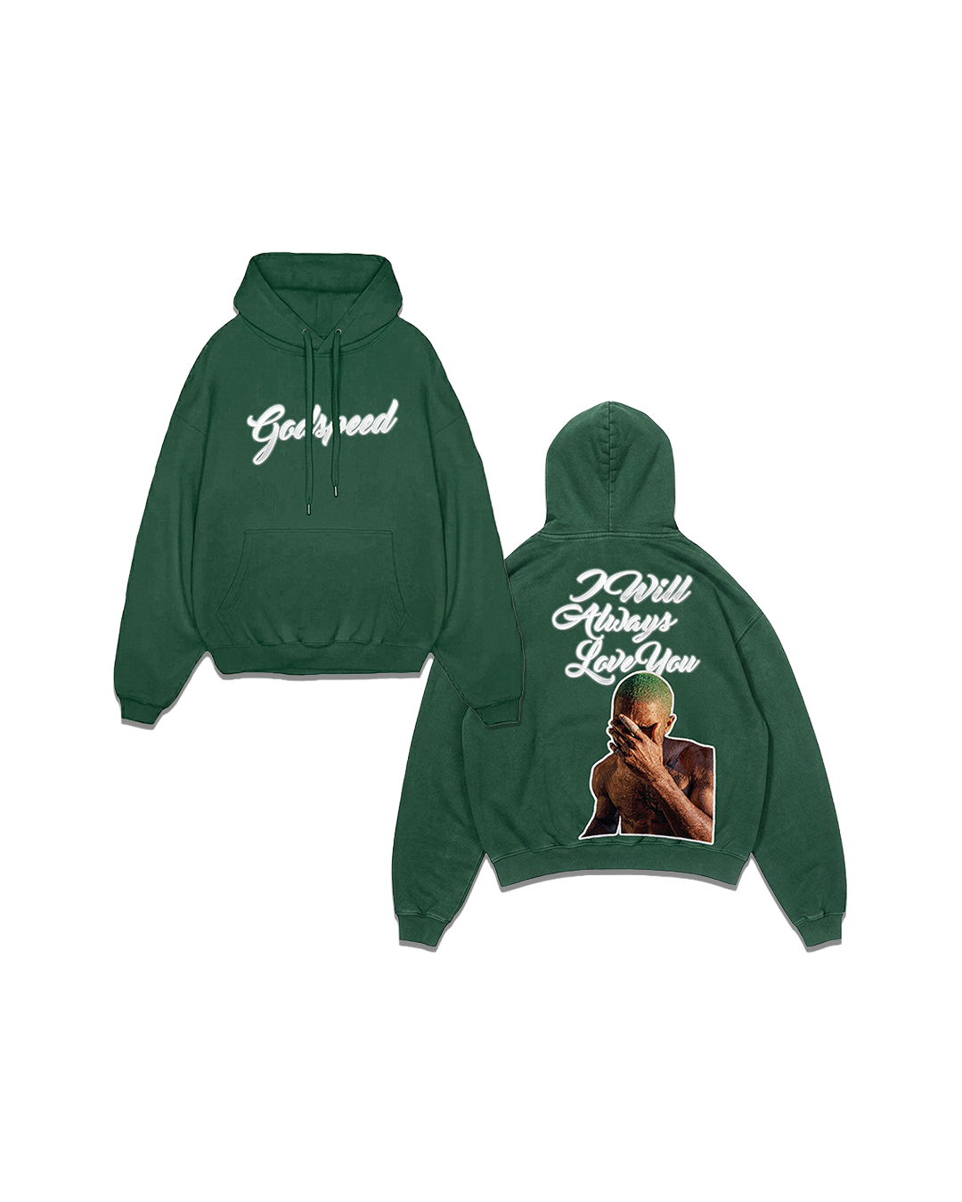 Godspeed 'Frank Ocean' airbrush/tapestry hoodie